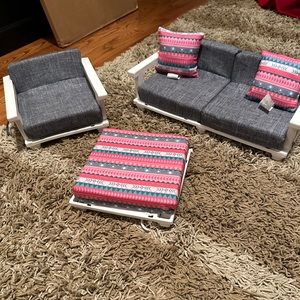 18 inch doll furniture set